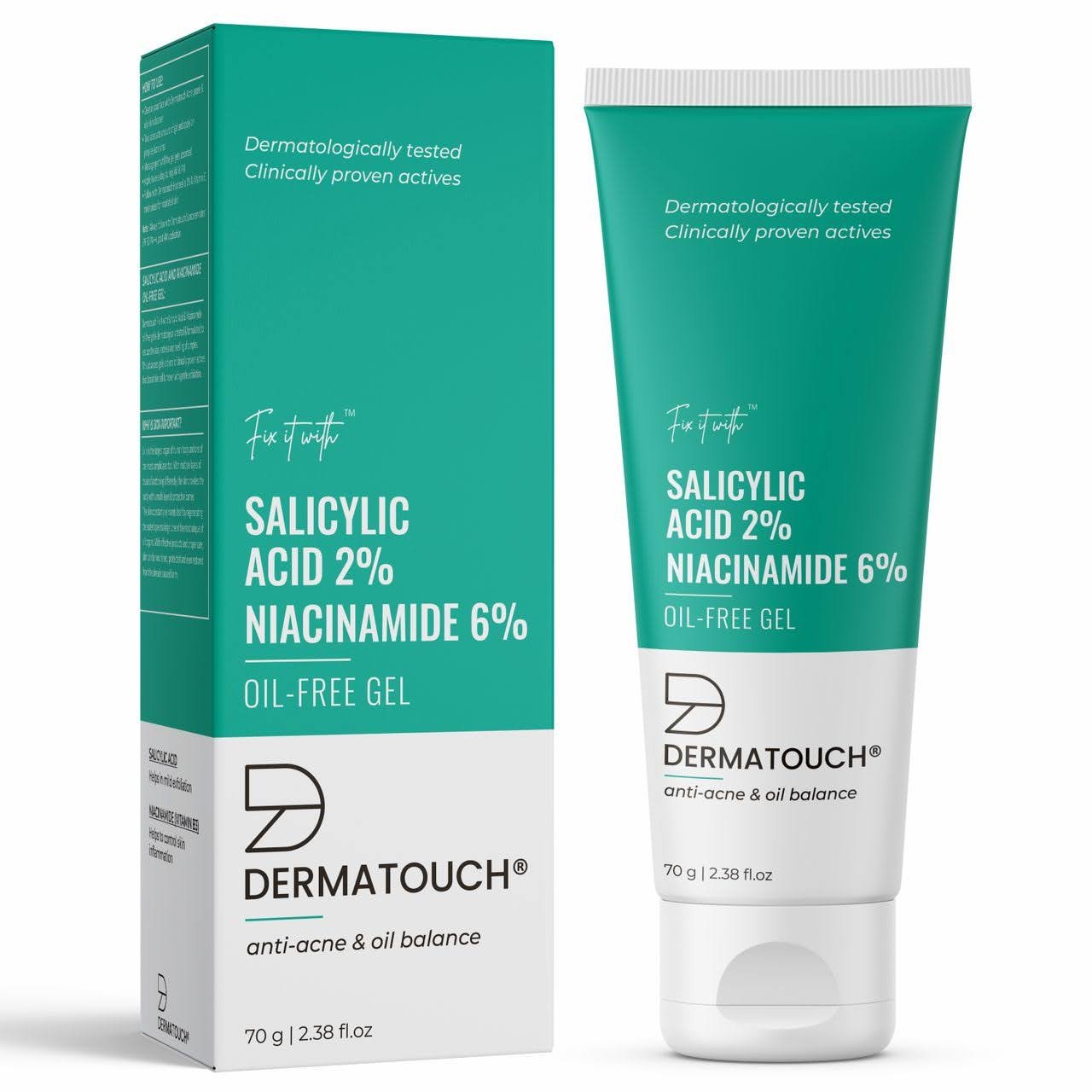 Salicylic acid 2% Niacinamide 6% oil free gel 